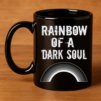 Gothic Grunge Rainbow Of A Dark Soul Goth Occult 11oz C Handle Ceramic Mug