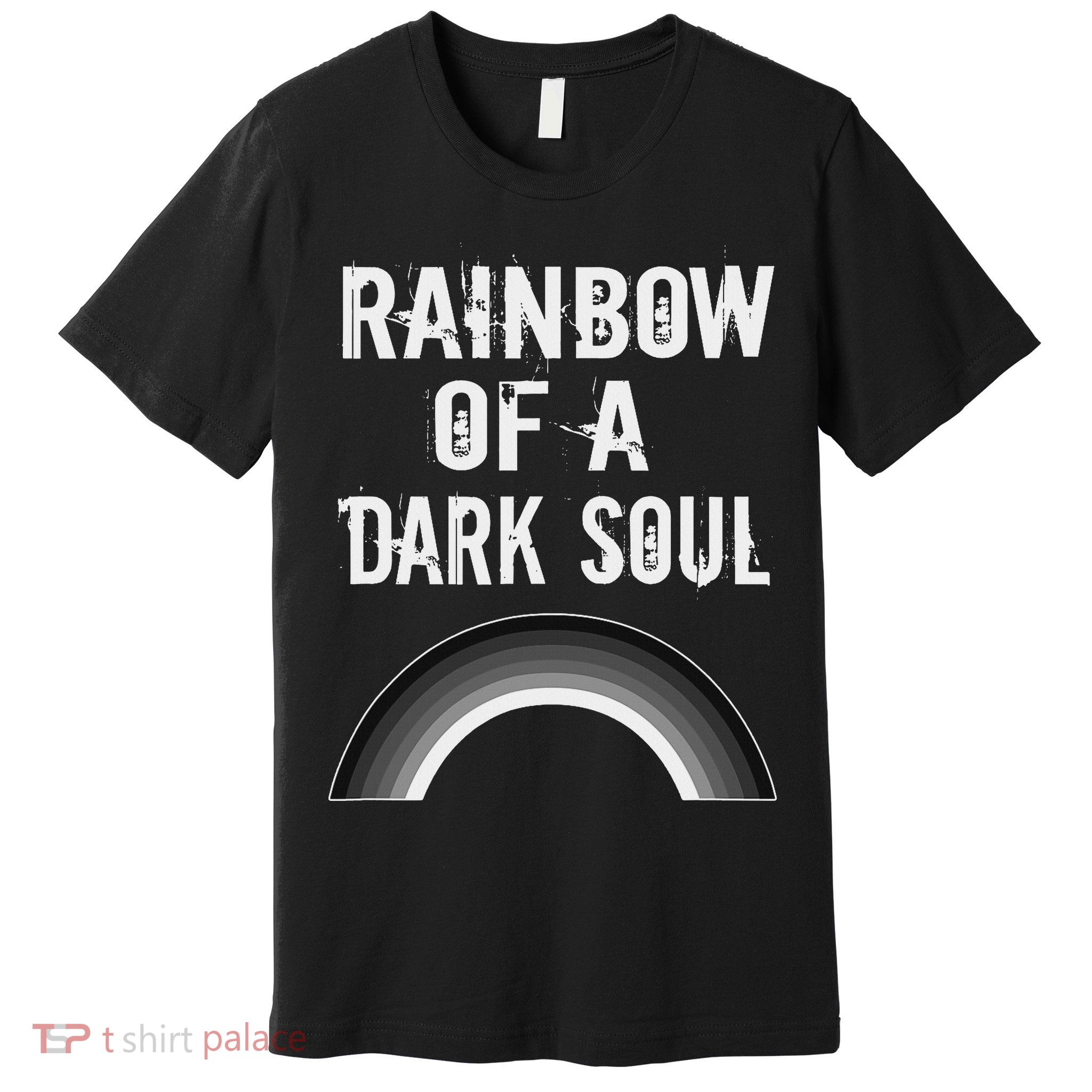 Gothic Grunge Rainbow Of A Dark Soul Goth Occult Premium T-Shirt
