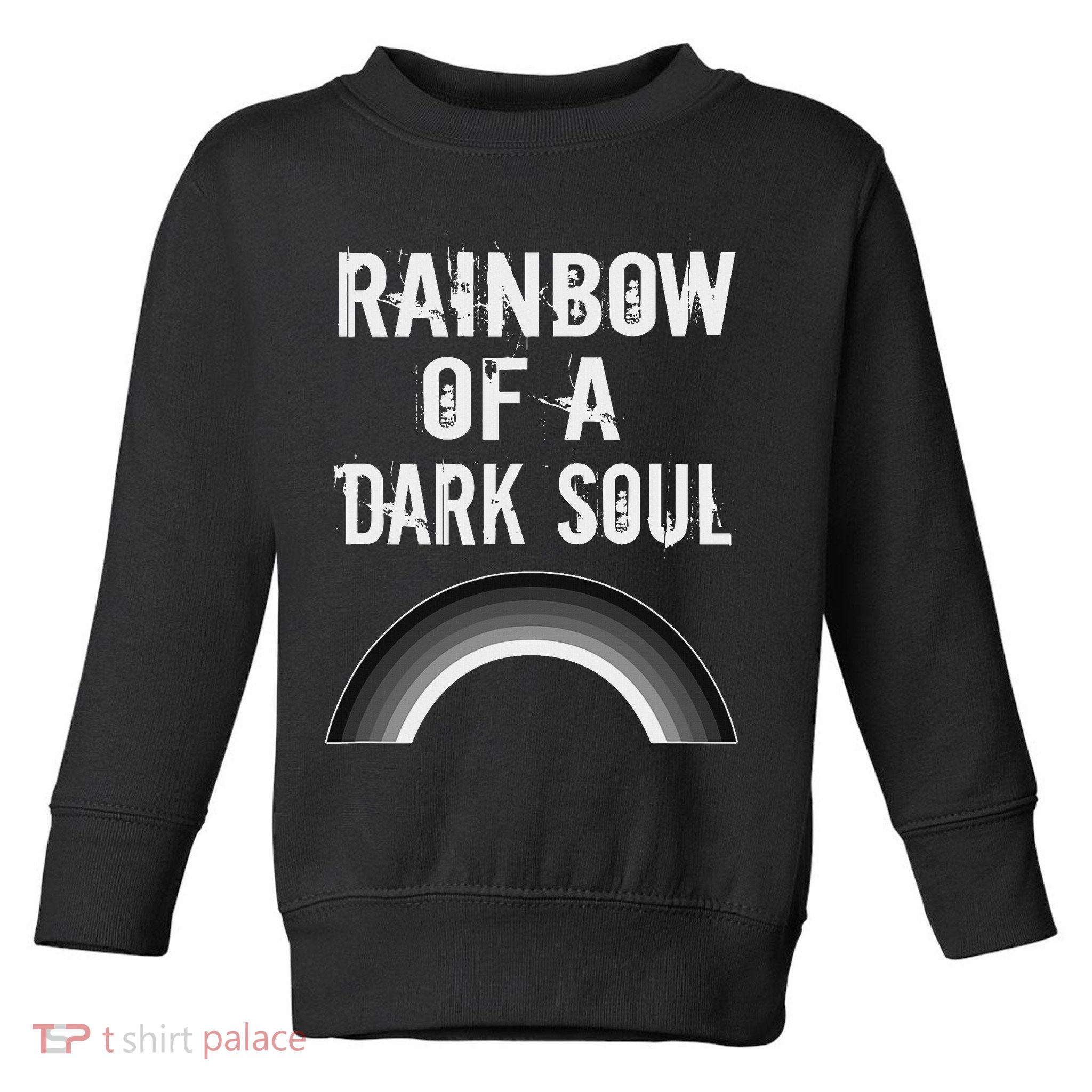 Gothic Grunge Rainbow Of A Dark Soul Goth Occult Toddler Sweatshirt