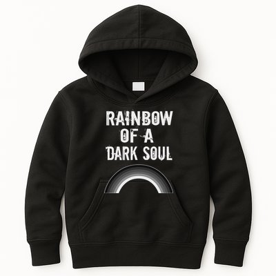 Gothic Grunge Rainbow Of A Dark Soul Goth Occult Kids Hoodie