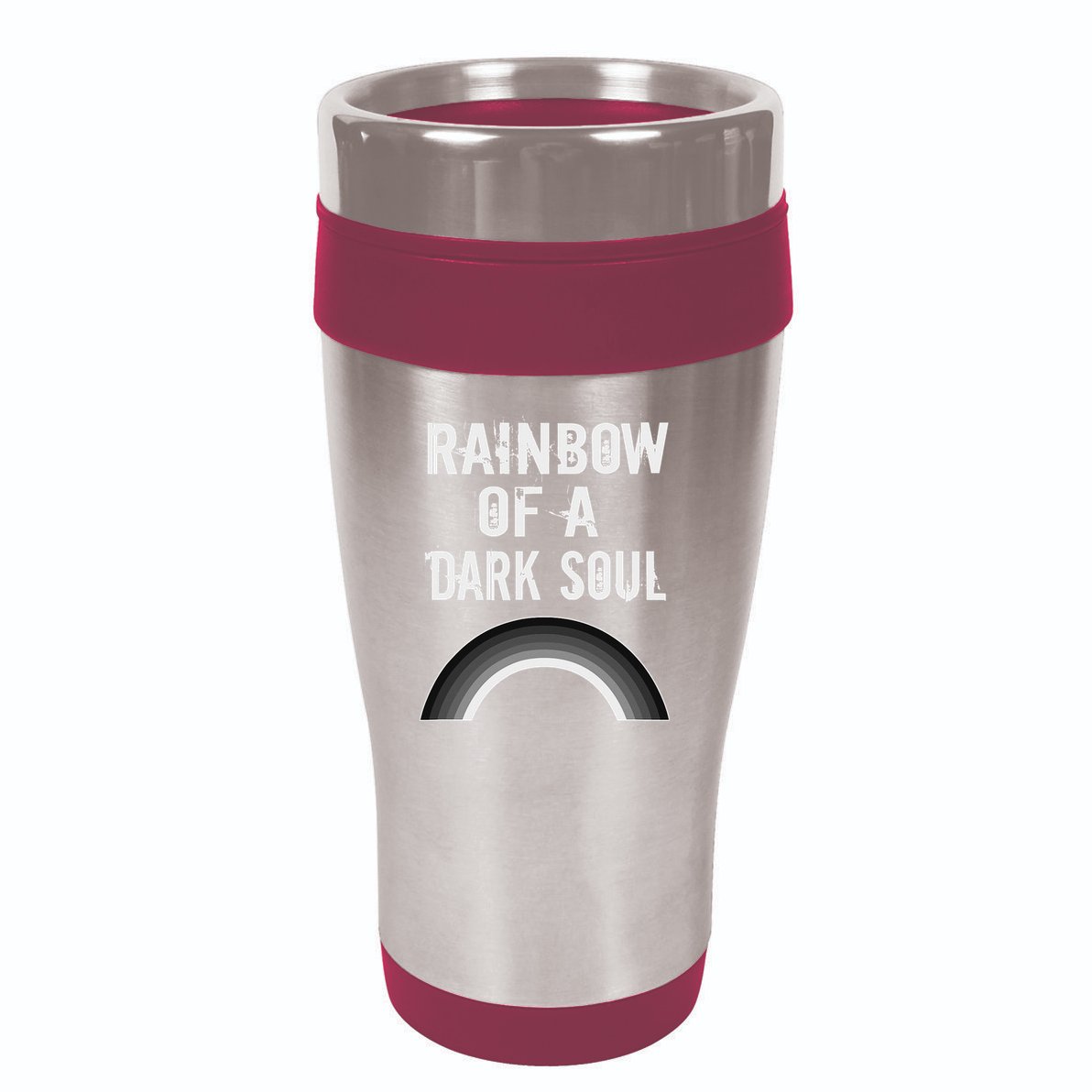 Gothic Grunge Rainbow Of A Dark Soul Goth Occult 16oz Travel Tumbler