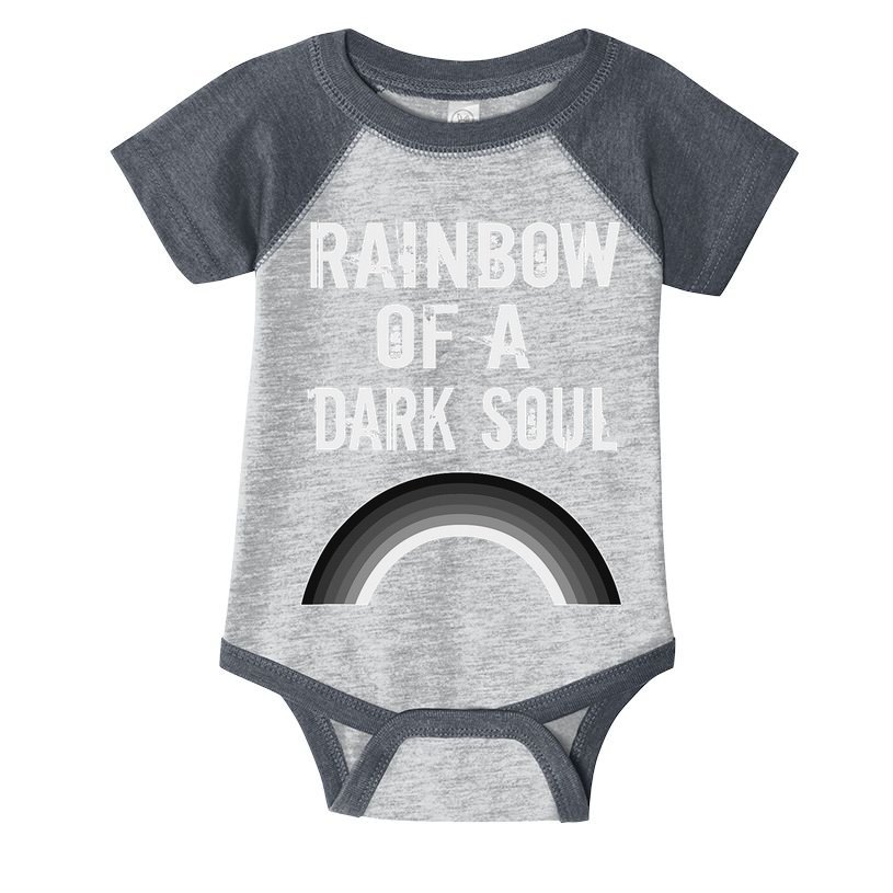 Gothic Grunge Rainbow Of A Dark Soul Goth Occult Infant Baby Jersey Bodysuit