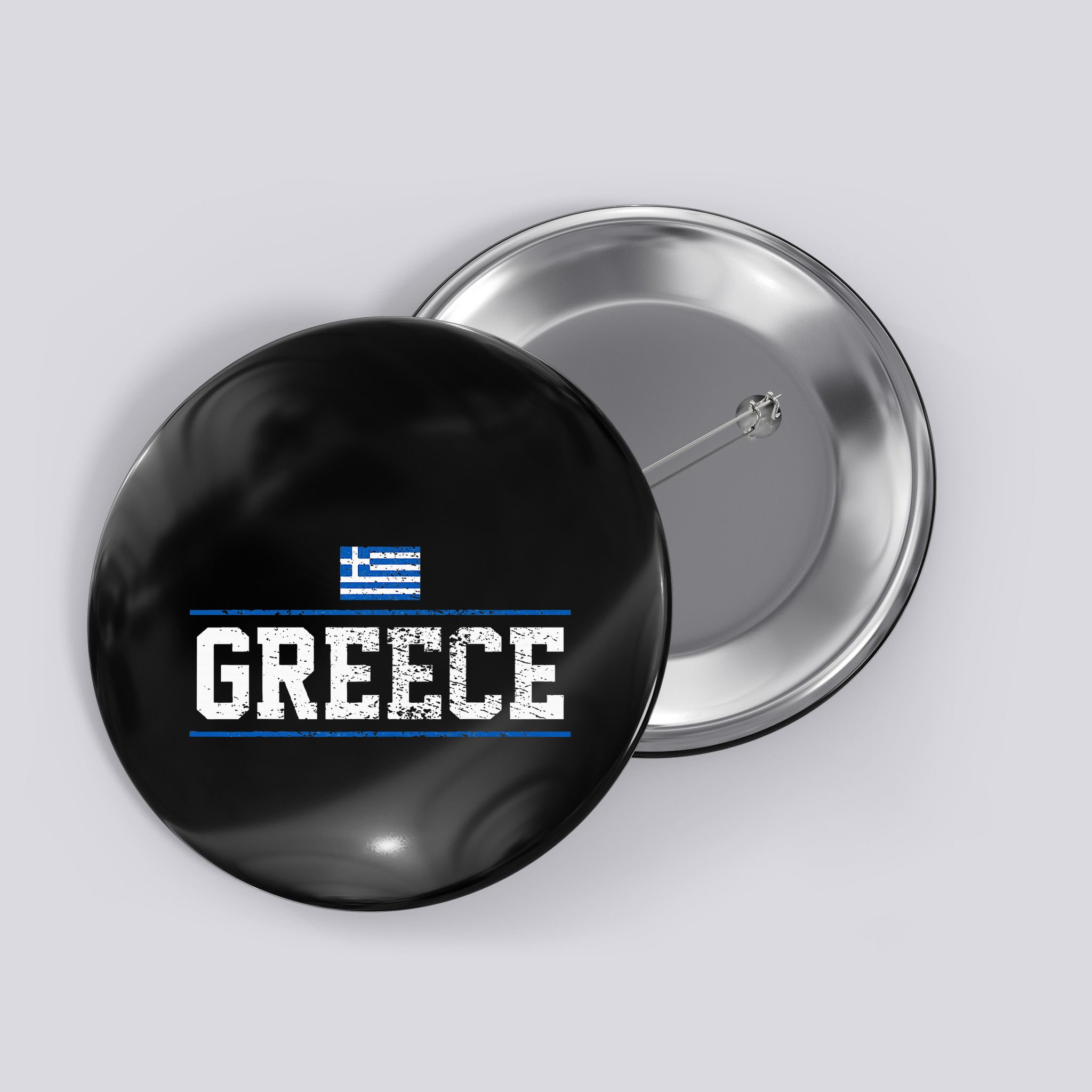 Greece Button