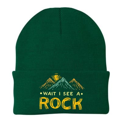 Geology Geologist Rockhound Rockhounding Retro Knit Cap Winter Beanie