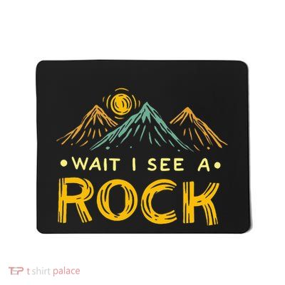 Geology Geologist Rockhound Rockhounding Retro Mousepad