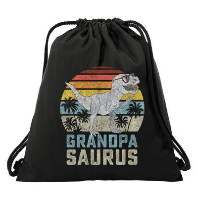 Grandpasaurus Drawstring Bag