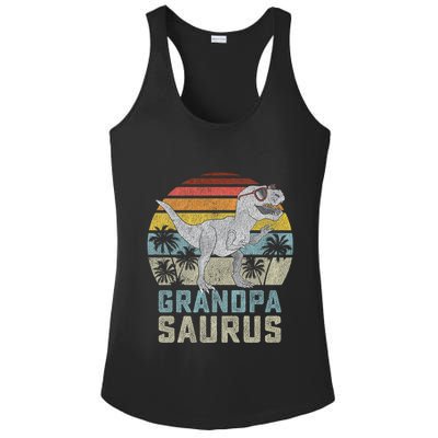 Grandpasaurus Ladies PosiCharge Competitor Racerback Tank