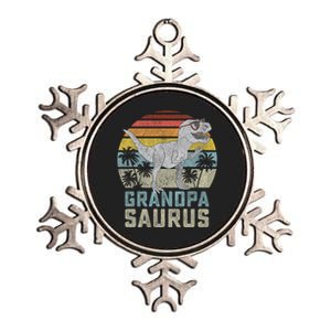 Grandpasaurus Metallic Star Ornament