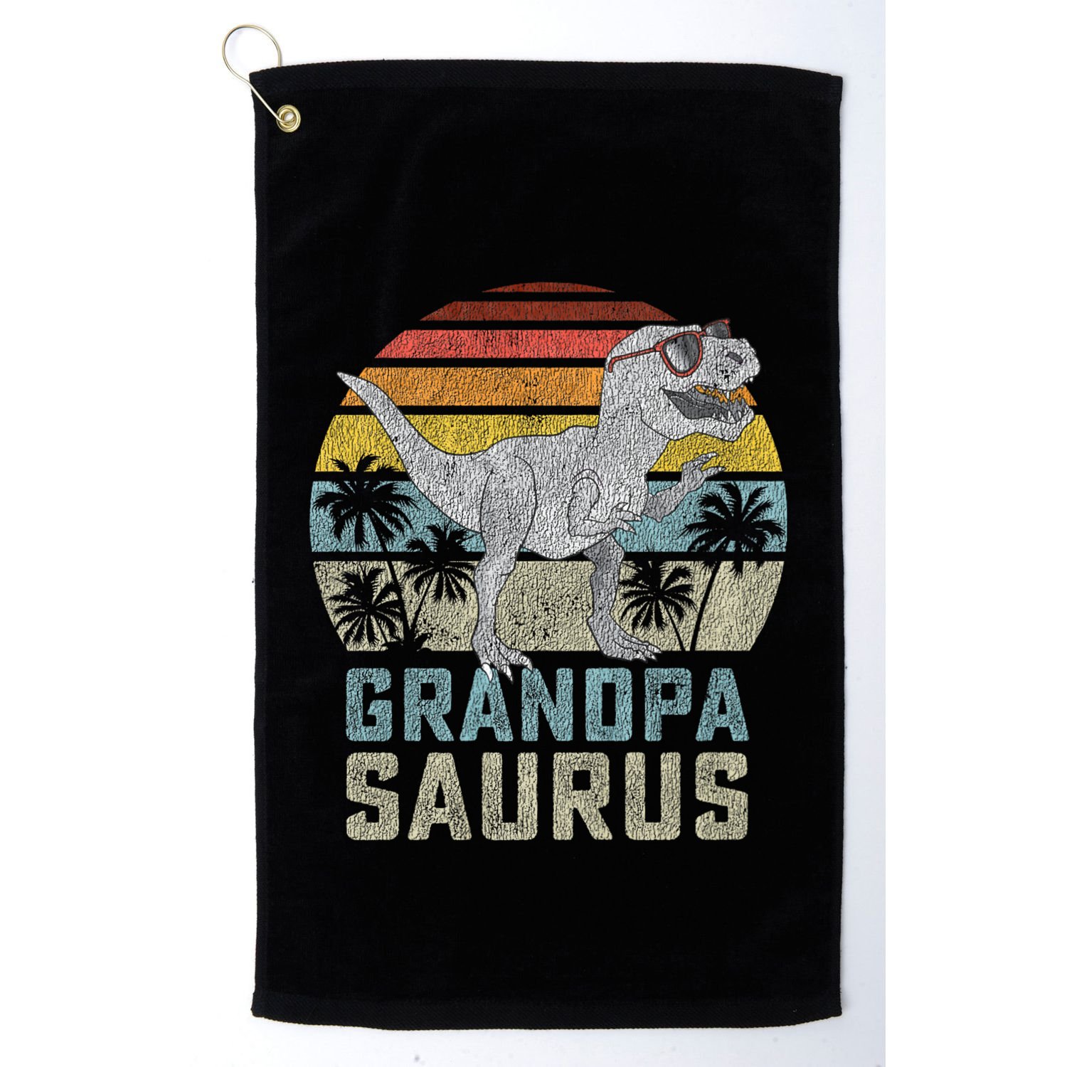 Grandpasaurus Golf Towel