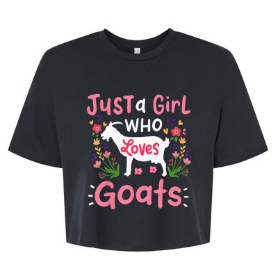 Goats Goat Rancher Farm Bella+Canvas Jersey Crop Tee