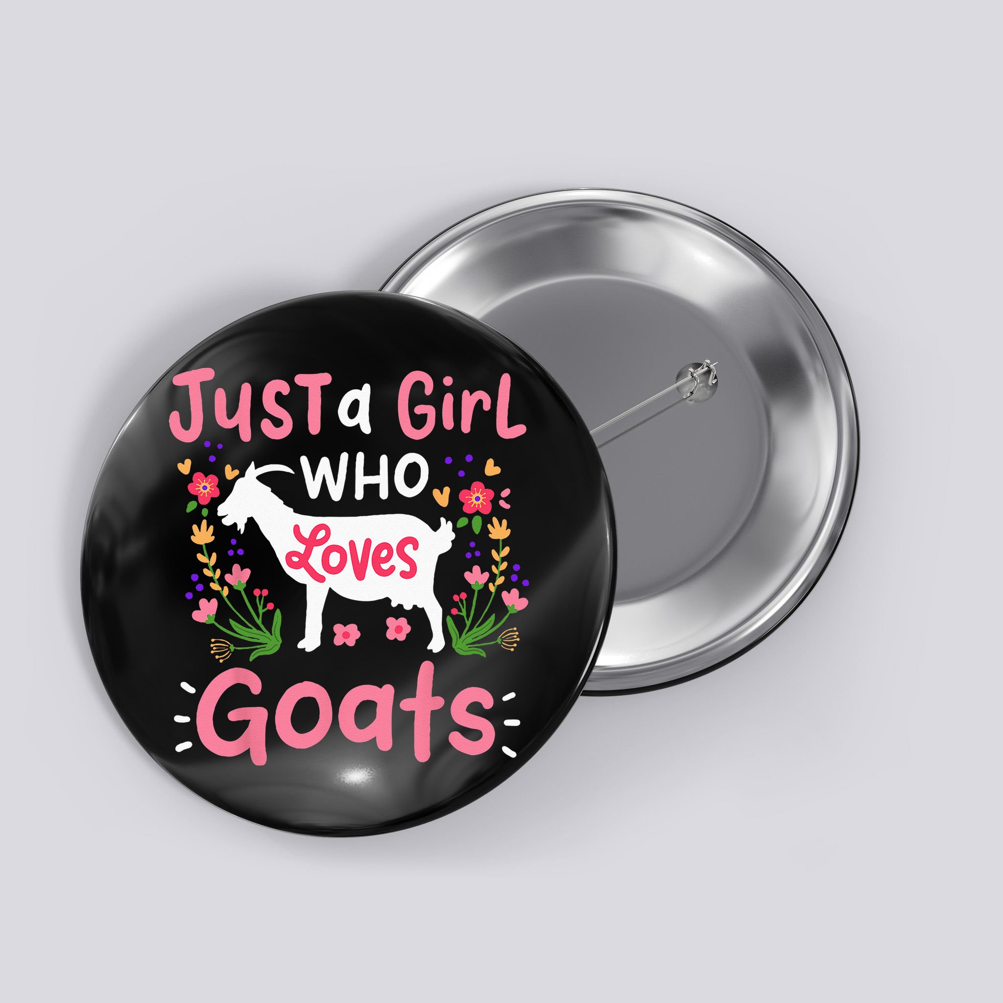 Goats Goat Rancher Farm Button