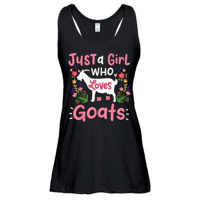 Goats Goat Rancher Farm Ladies Essential Flowy Tank