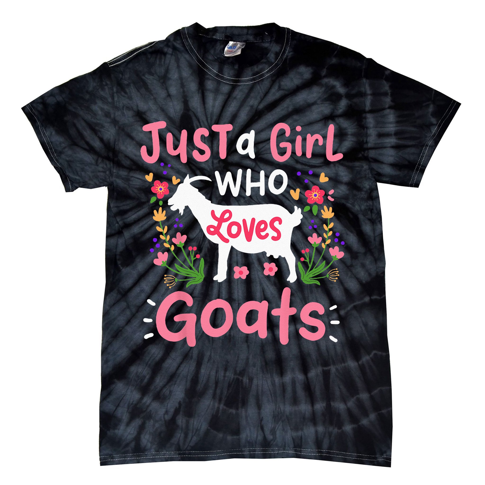 Goats Goat Rancher Farm Tie-Dye T-Shirt