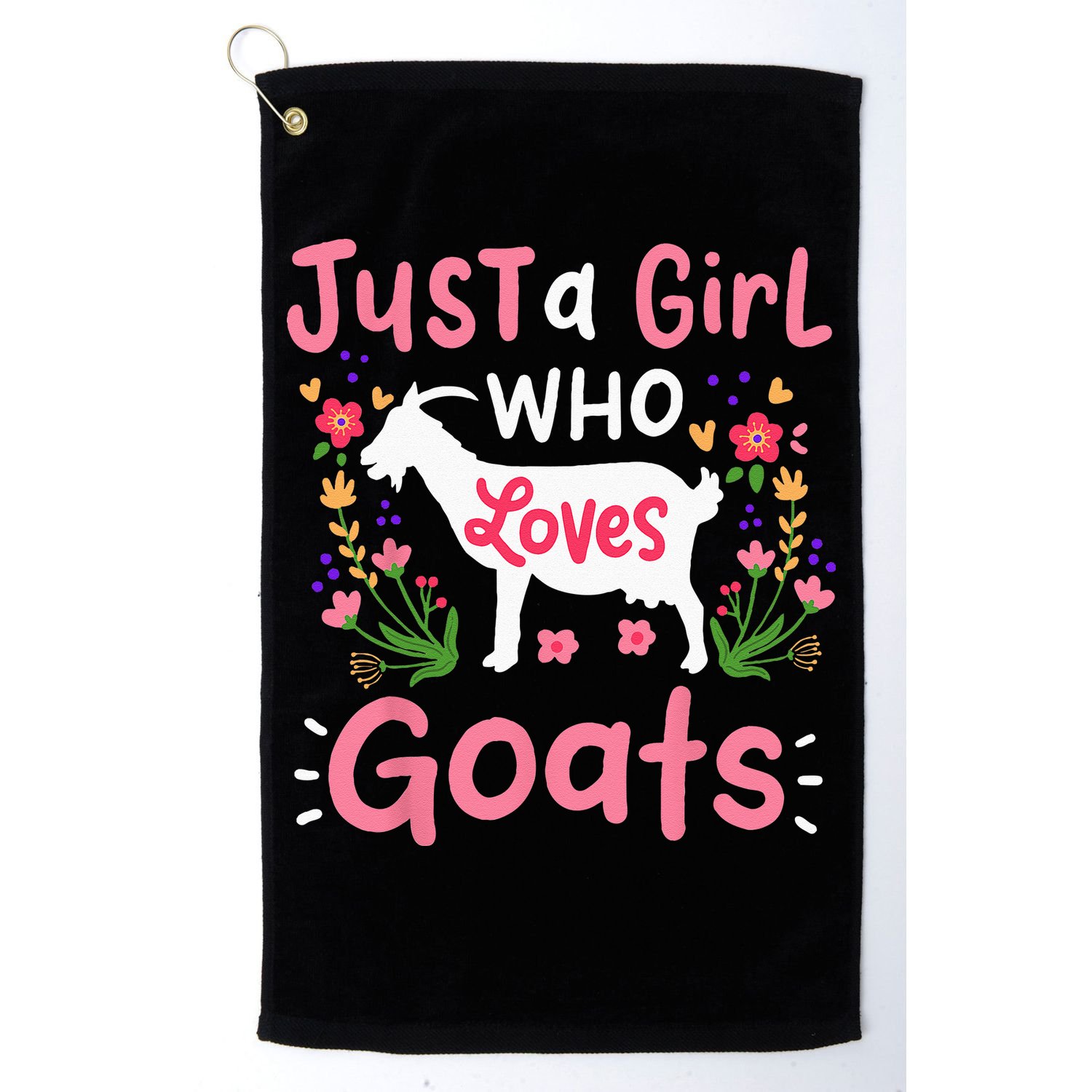 Goats Goat Rancher Farm Golf Towel