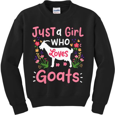 Goats Goat Rancher Farm Kids Sweatshirt