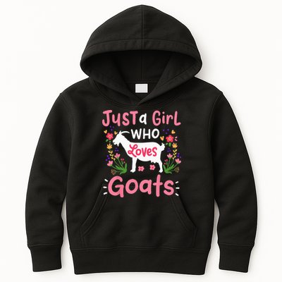 Goats Goat Rancher Farm Kids Hoodie