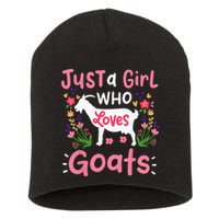 Goats Goat Rancher Farm Short Acrylic Beanie