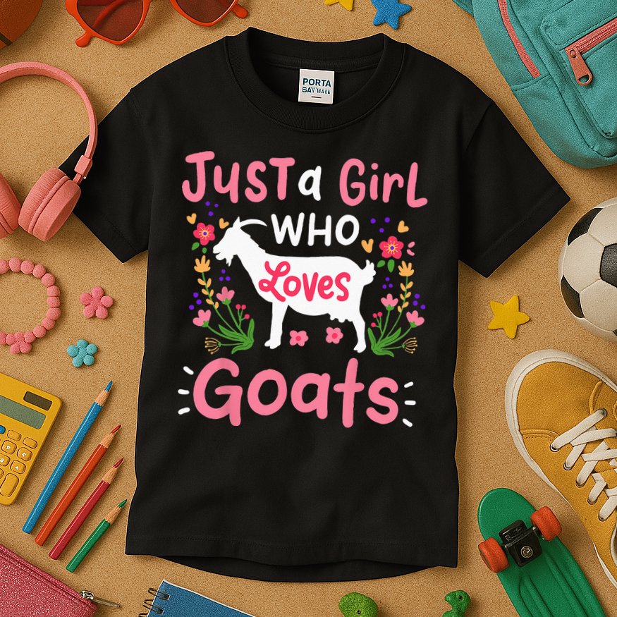 Goats Goat Rancher Farm Kids T-Shirt