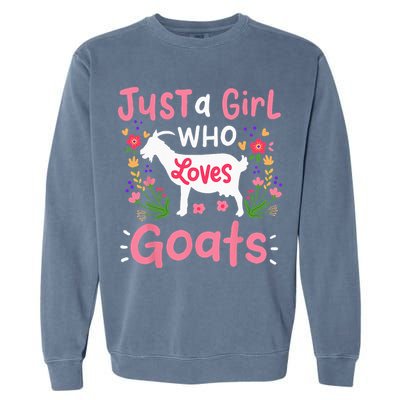 Goats Goat Rancher Farm Garment-Dyed Sweatshirt
