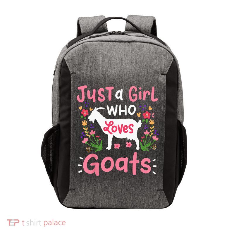 Goats Goat Rancher Farm Vector Backpack