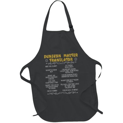 GamingmasterBoard Game Role Player Dungeon Full-Length Apron With Pockets