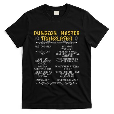 GamingmasterBoard Game Role Player Dungeon T-Shirt