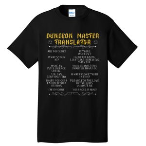 GamingmasterBoard Game Role Player Dungeon Tall T-Shirt