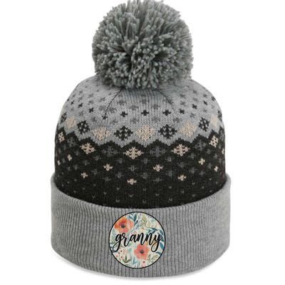 Granny The Baniff Cuffed Pom Beanie