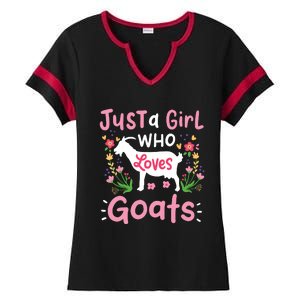 Goats Goat Rancher Farm Ladies Halftime Notch Neck Tee