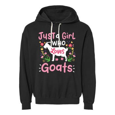 Goats Goat Rancher Farm Garment-Dyed Fleece Hoodie