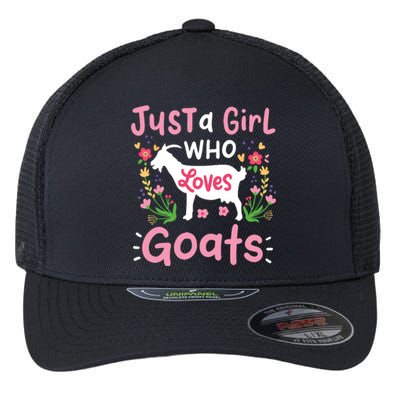 Goats Goat Rancher Farm Flexfit Unipanel Trucker Cap