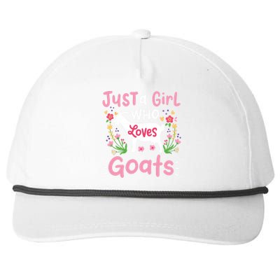 Goats Goat Rancher Farm Snapback Five-Panel Rope Hat