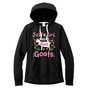 Goats Goat Rancher Farm Women's Fleece Hoodie