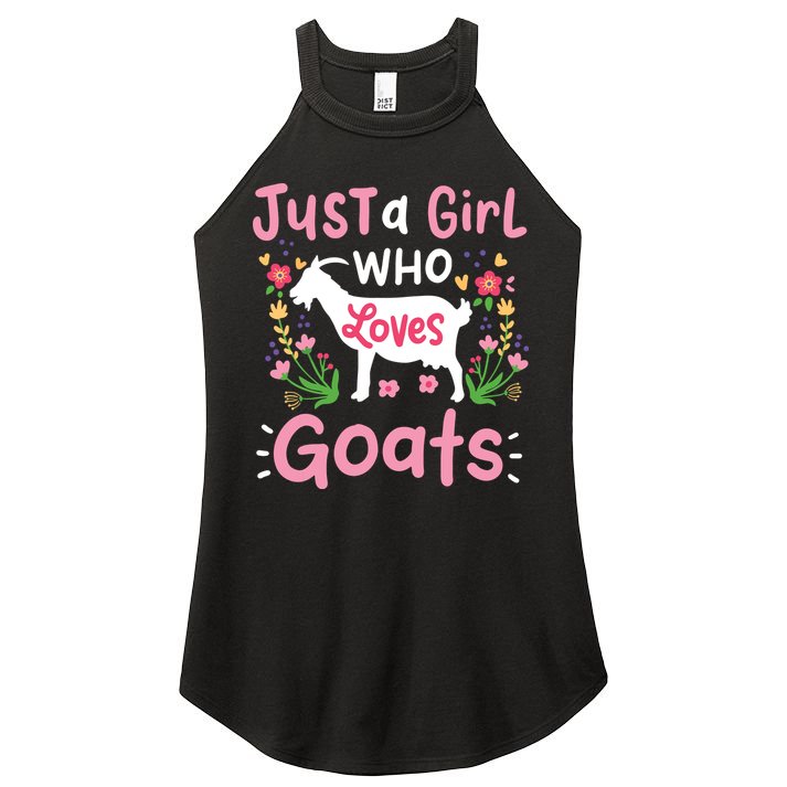 Goats Goat Rancher Farm Women's Perfect Tri Rocker Tank