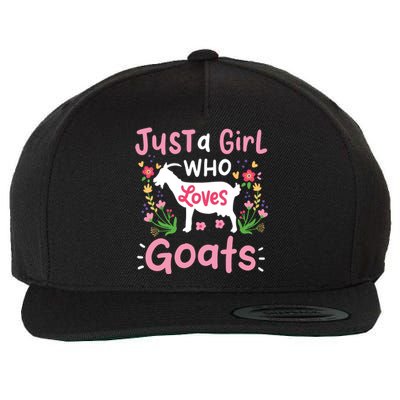 Goats Goat Rancher Farm Wool Snapback Cap