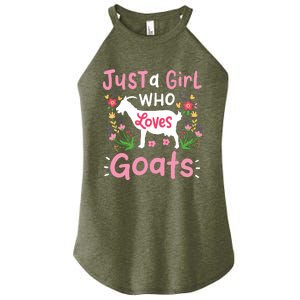 Goats Goat Rancher Farm Women's Perfect Tri Rocker Tank