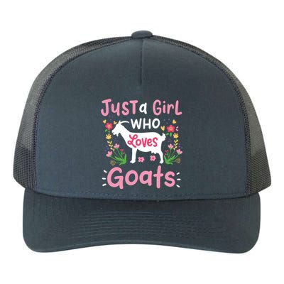 Goats Goat Rancher Farm Yupoong Adult 5-Panel Trucker Hat