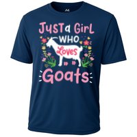 Goats Goat Rancher Farm Cooling Performance Crew T-Shirt
