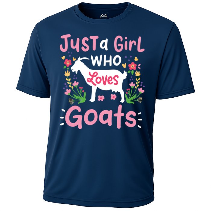 Goats Goat Rancher Farm Cooling Performance Crew T-Shirt