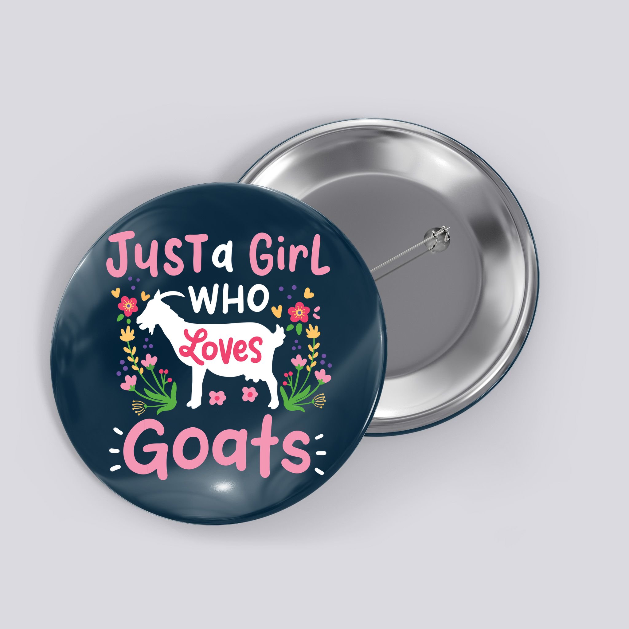 Goats Goat Rancher Farm Button