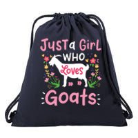 Goats Goat Rancher Farm Drawstring Bag