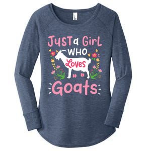 Goats Goat Rancher Farm Women's Perfect Tri Tunic Long Sleeve Shirt