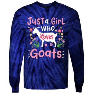 Goats Goat Rancher Farm Tie-Dye Long Sleeve Shirt