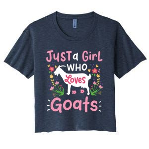 Goats Goat Rancher Farm Women's Crop Top Tee