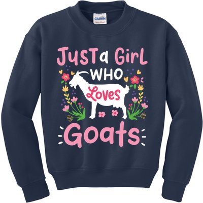Goats Goat Rancher Farm Kids Sweatshirt