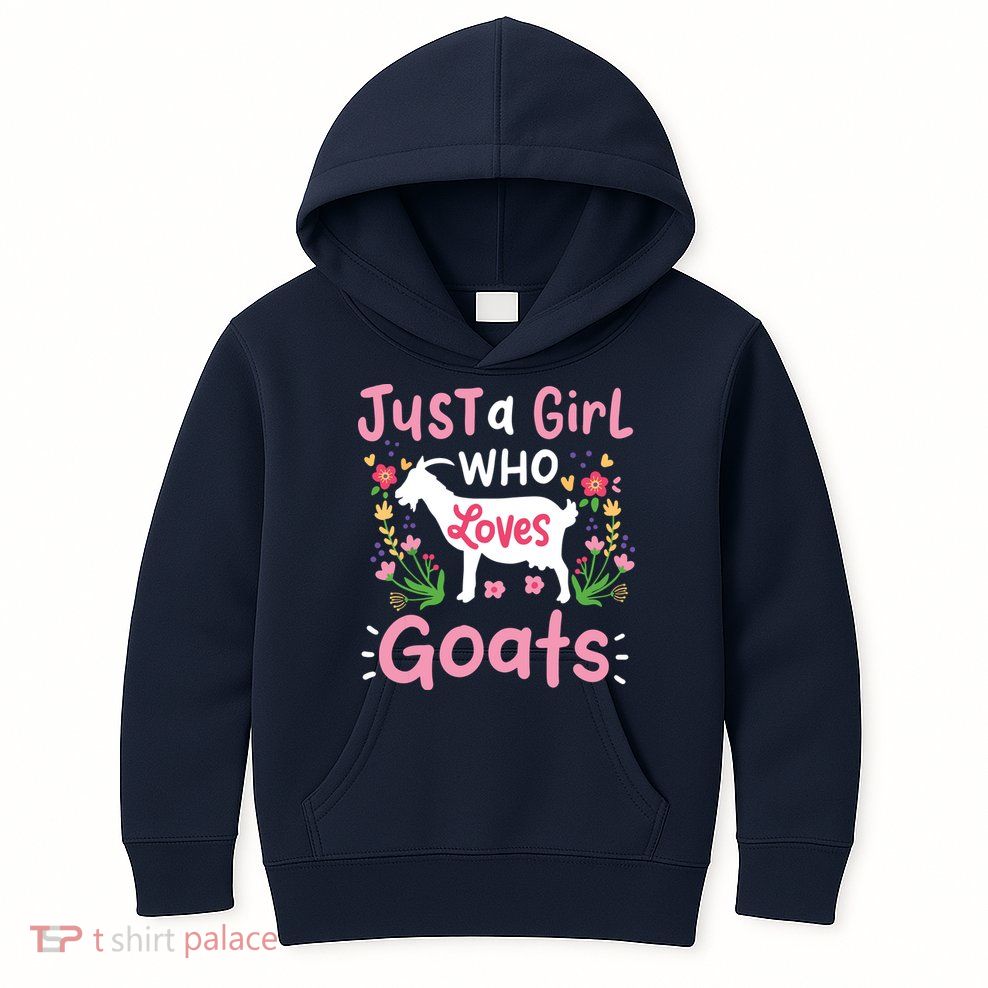 Goats Goat Rancher Farm Kids Hoodie