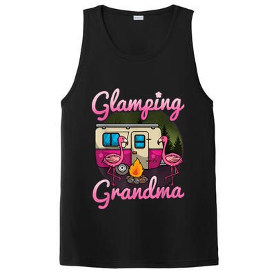 Glamping Grandma RV Flamingos Gift Camper Camping Gift PosiCharge Competitor Tank