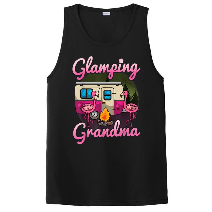 Glamping Grandma RV Flamingos Gift Camper Camping Gift PosiCharge Competitor Tank