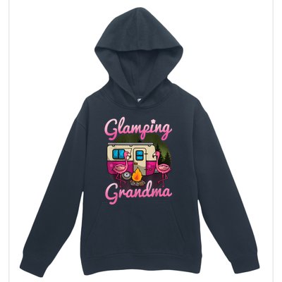 Glamping Grandma RV Flamingos Gift Camper Camping Gift Urban Pullover Hoodie