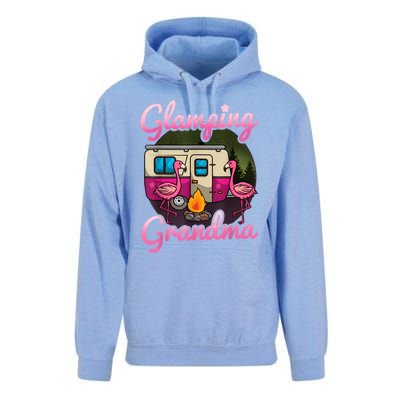 Glamping Grandma RV Flamingos Gift Camper Camping Gift Unisex Surf Hoodie